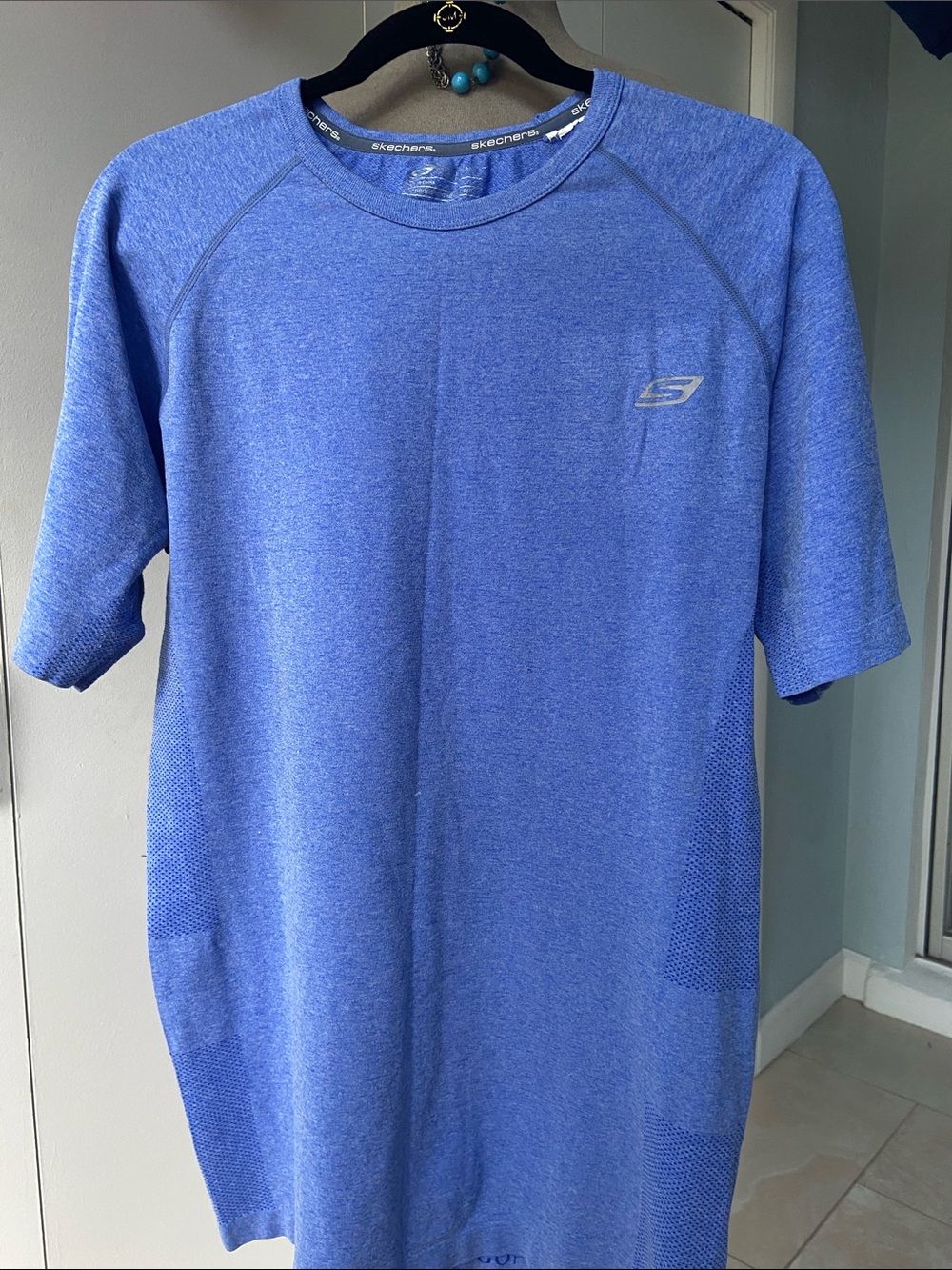 Skechers Heathered Royal Blue Athletic Performance Go Run